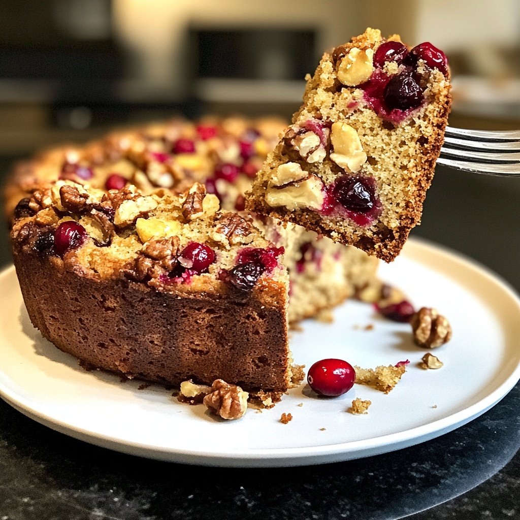 Einfaches Cranberry-Bananen-Nussbrot