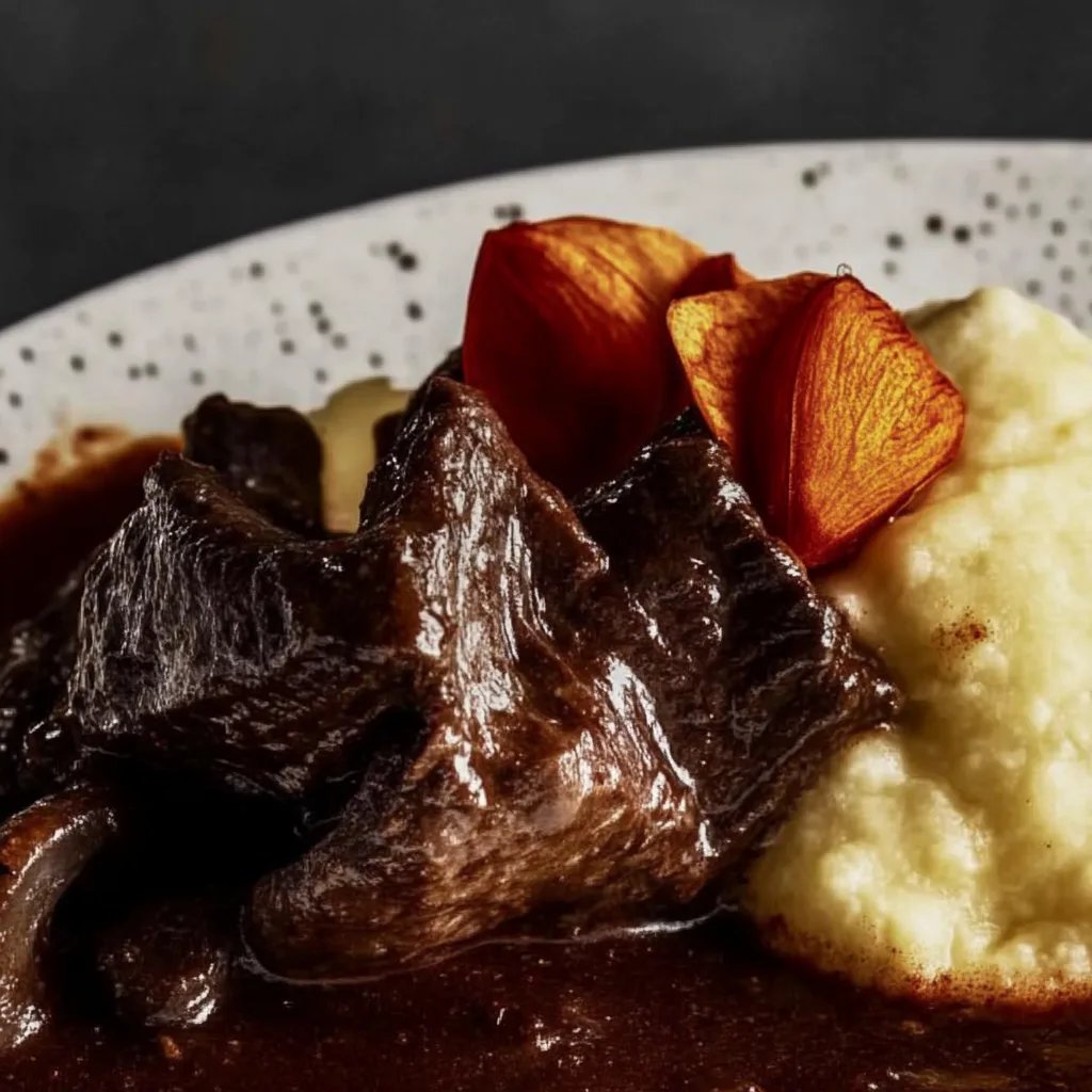 Geschmorte Ochsenbäckchen