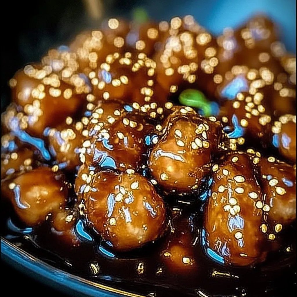 Karamellisiertes Sesam-Hähnchen