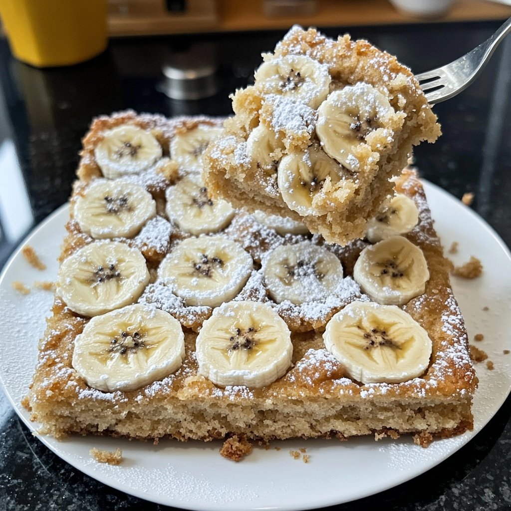 Bananenkuchen vom Blech