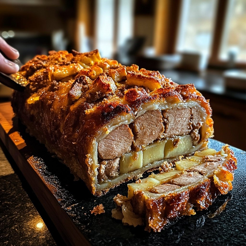 Rouladen-Schichtbraten