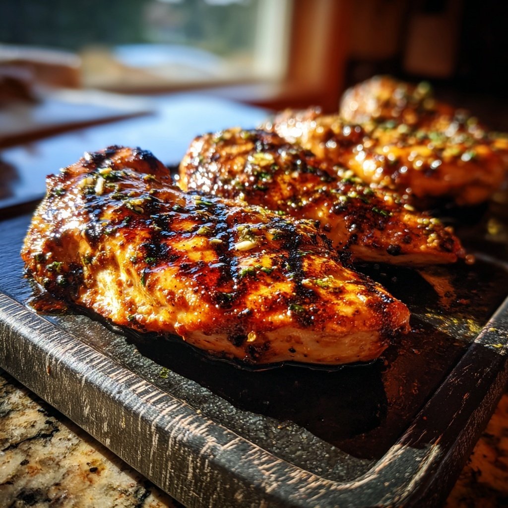 Gegrillte Hähnchenbrust Mit Zitronensaft