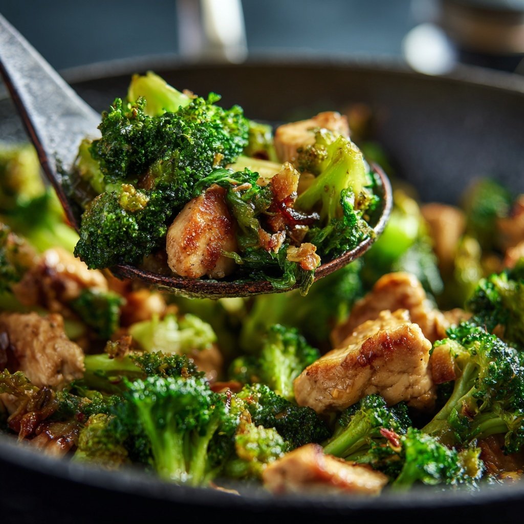 Brokkoli Hähnchen Pfanne Schnell
