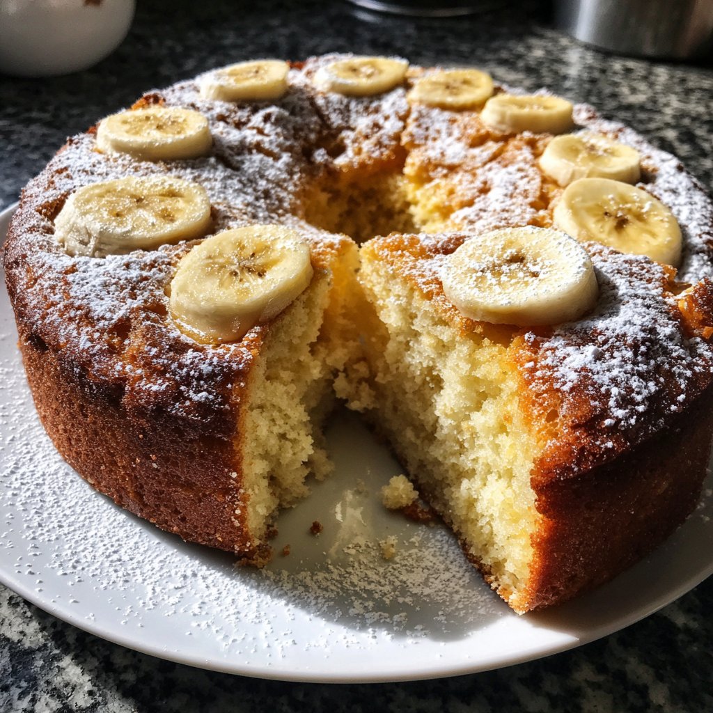 Bananenkuchen vom Blech