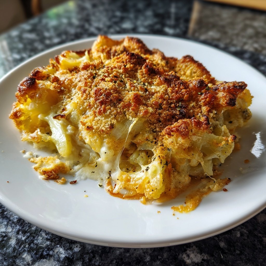 Blumenkohl Gratin Mit Semmelbröseln