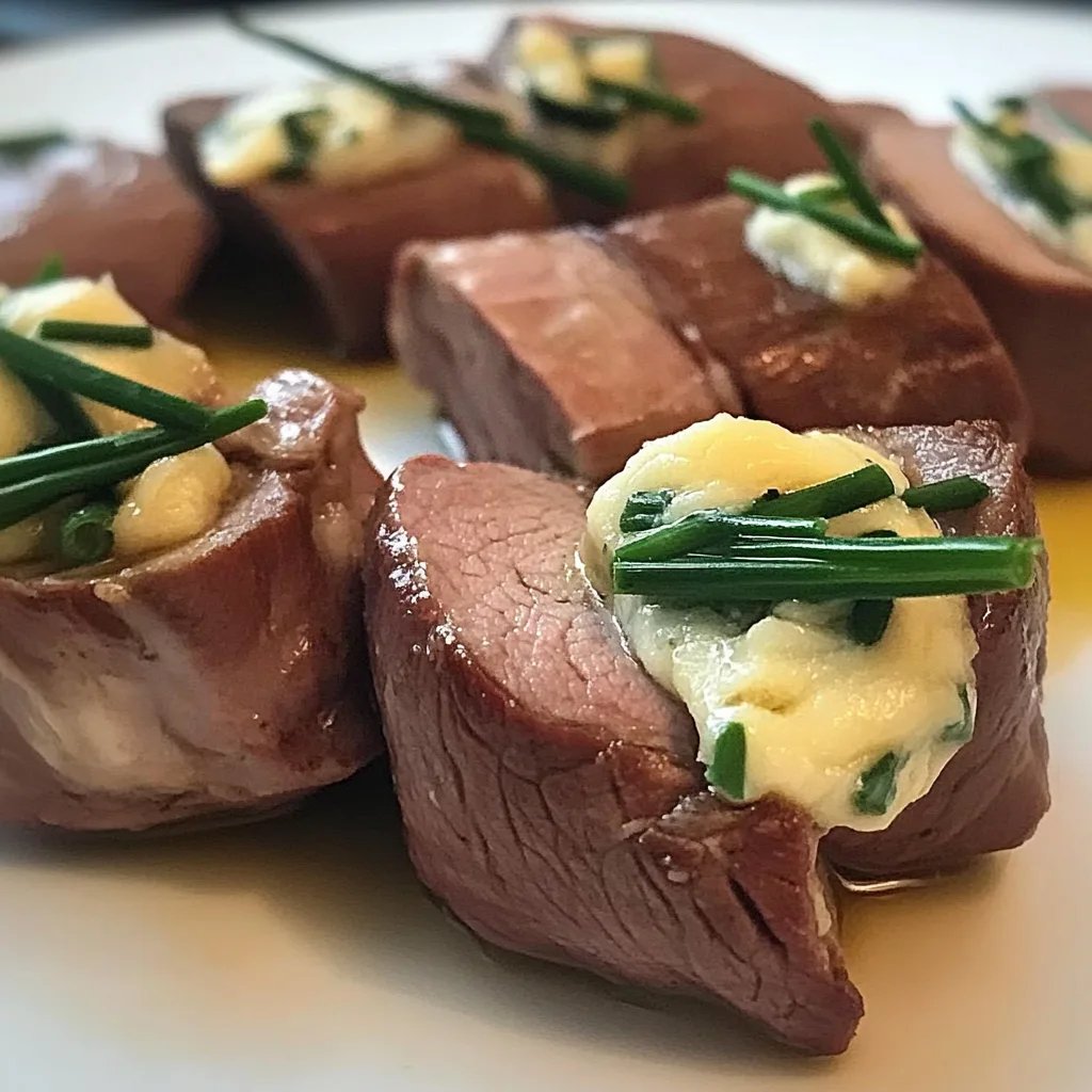 Gefüllte Roastbeef-Röllchen