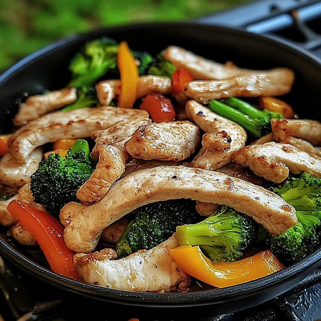 Low-Carb-Gemüsepfanne mit Pute