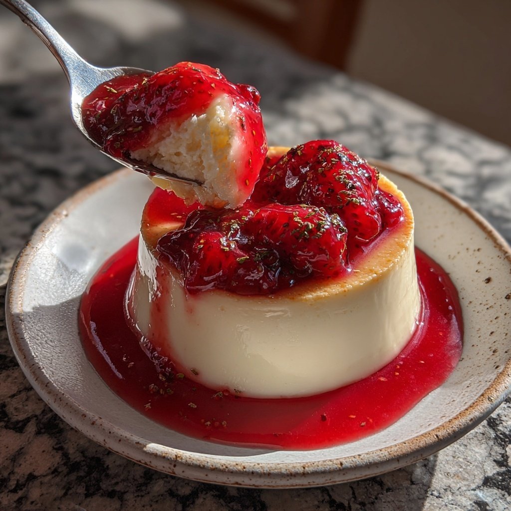 Erdbeer Panna Cotta Mit Vanille