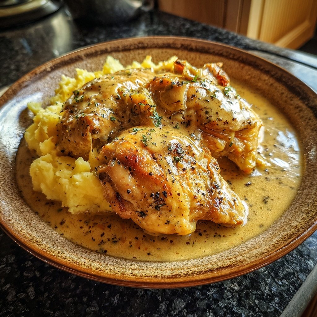 Hausmannskost Cremiges Hähnchen mit Kartoffelpüree