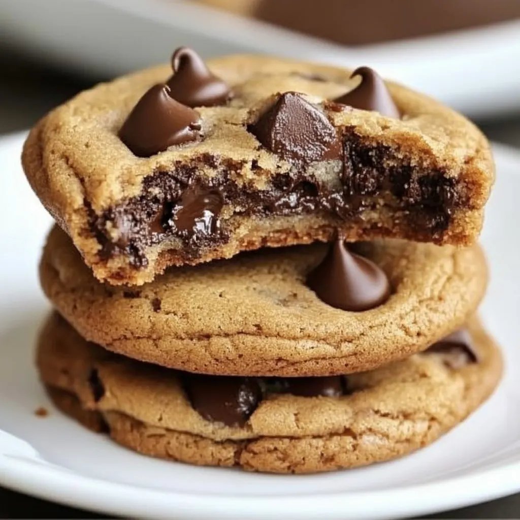 Mit Nutella gefüllte Chocolate Chip Cookies